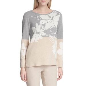 Tunic Crew Neck Knit Sweater